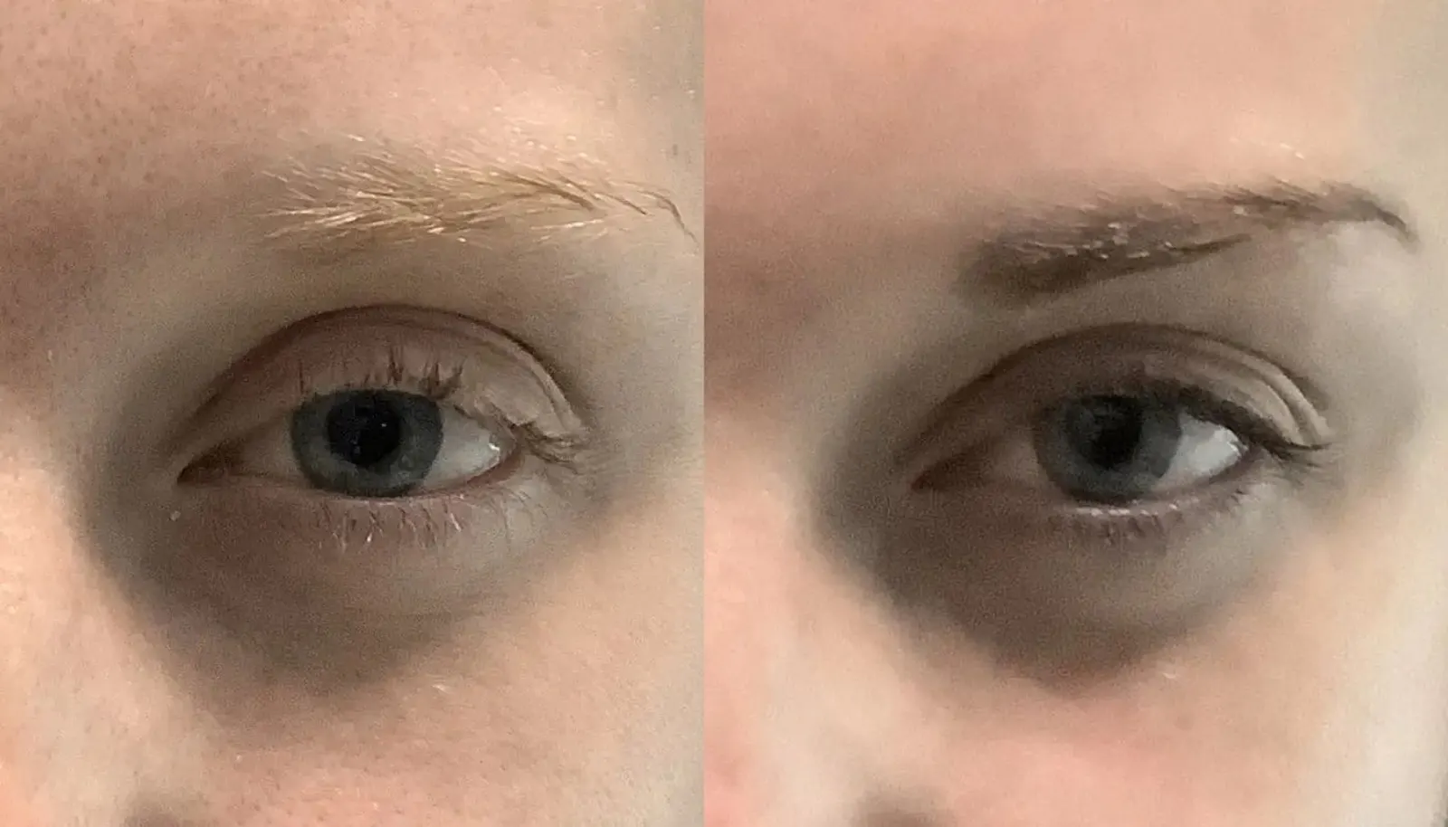 Waxing and Tinting — Before and After