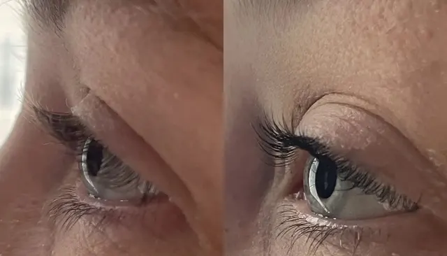 Microblading before and after