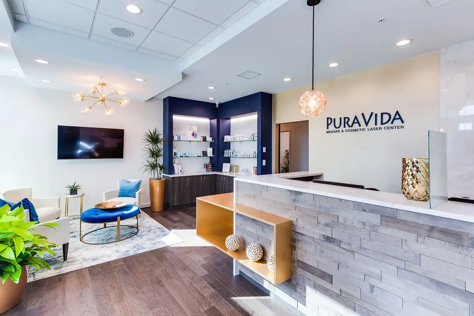 Med Spa in Fulton and Marriottsville, MD: Pura Vida Med Spa exterior at Maple Lawn