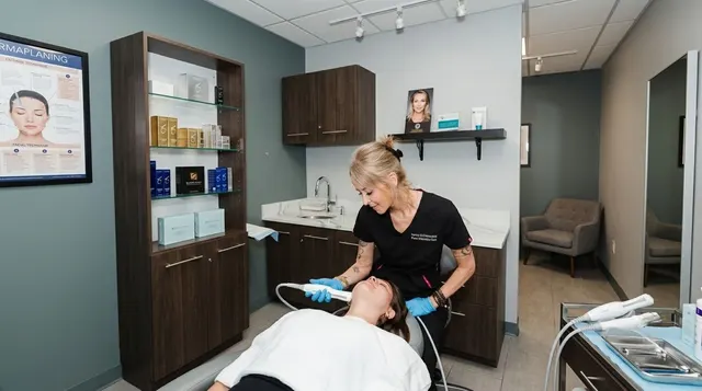 Patient receiving exosome therapy treatment at Pura Vida Med Spa in Fulton, MD
