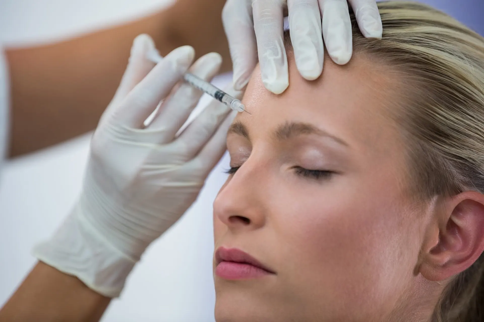 Patient receiving Letybo injection at Pura Vida Med Spa in Fulton, Maryland