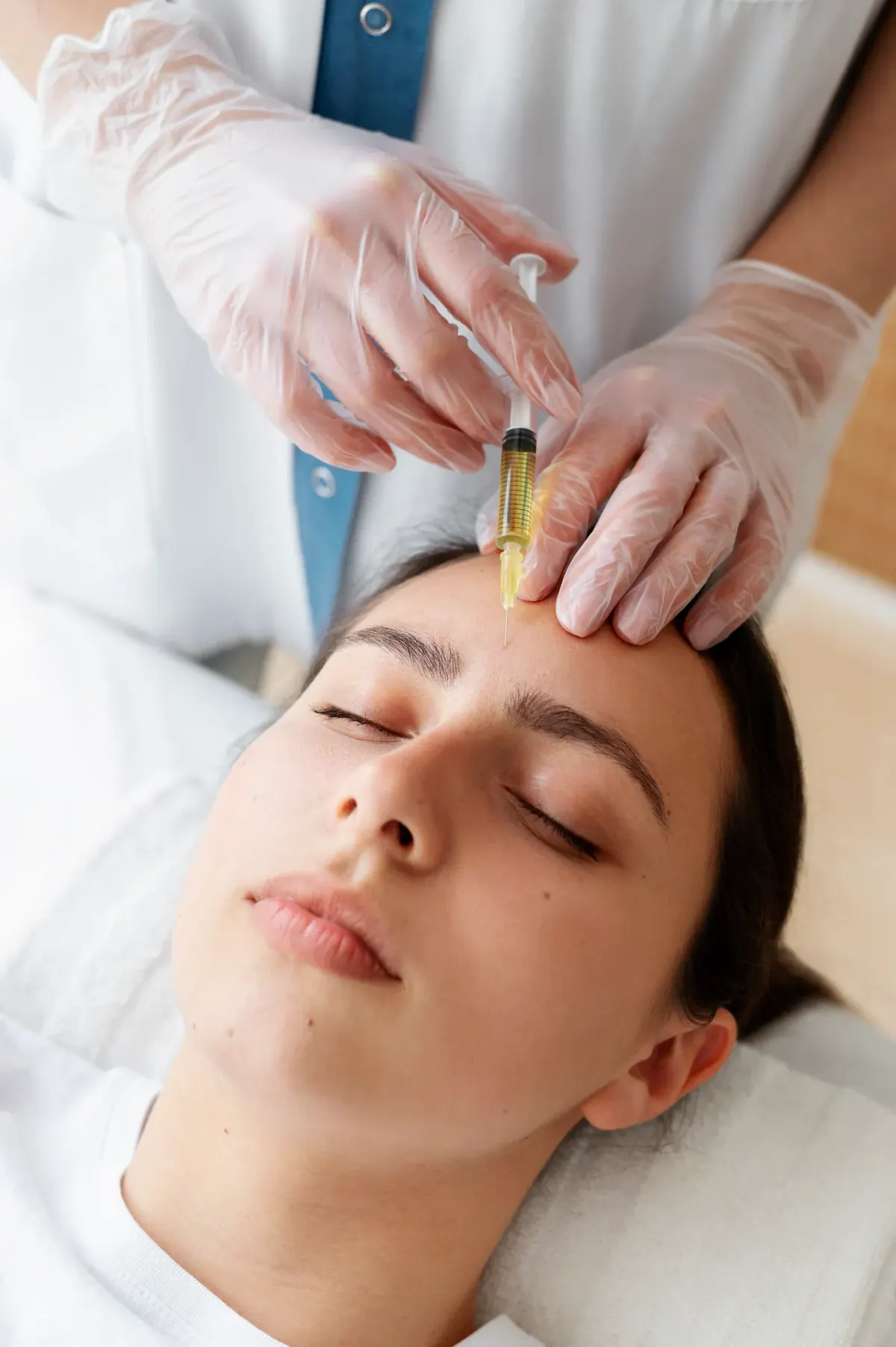Before and after PRP facial results showing improved skin texture and glow